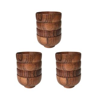 OEM Cuenco De Madera Estilo Japon&eacute;s Para D&aacute;tiles, Cuenco De Madera Para Arroz, Cuenco Para Fideos, Cuenco De Madera Maciza, Di&aacute;metro De 4,5 Pulgadas X 2-5