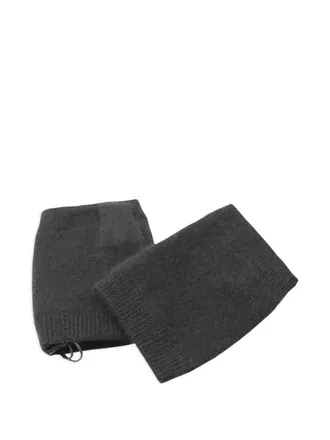 Frenckenberger knitted gloves - Grey