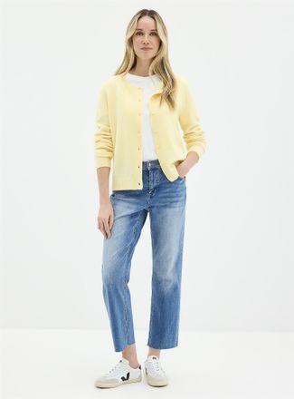 Yoga Jeans by Second Womens Chloe raw-hem stretch jean Fit: Straight leg, mid rise