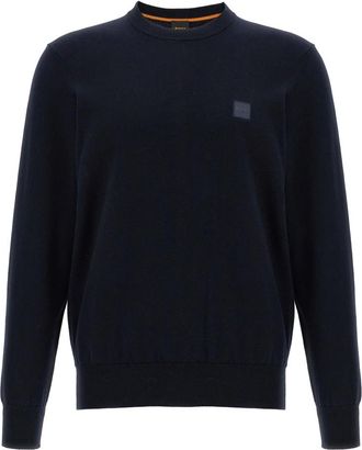 HUGO BOSS Heren, Truien, Blauw, Maat: XL Katoen