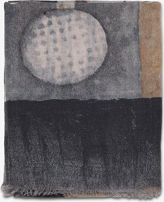 19 Andrea's 47 Kaschmirschal mit Print Golf