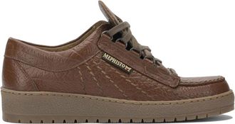 Mephisto Rainbow - Heren - Sneakers - Bruin - 43 1/2 EU - Leer - Schoenen