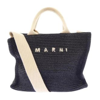 Marni Pre-owned East-West Cotton Nylon Tote Bag - Pre-owned - Mujer - Negro - ONE SIZE