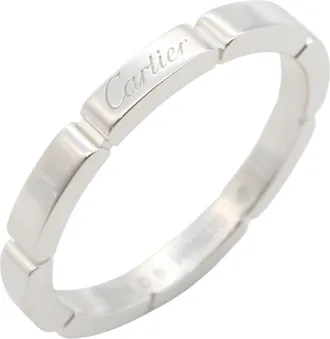 Cartier White Gold White Gold (18K) Band Ring (Pre-Owned)