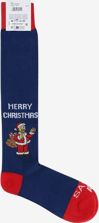 MC2 Saint Barth Jacquard-Socken aus Baumwolle The Simpsons Merry Christmas