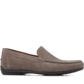 Geox Grijze Loafers voor Mannen - Heren - Loafers - Grijs - 44 EU - Katoen - Schoenen