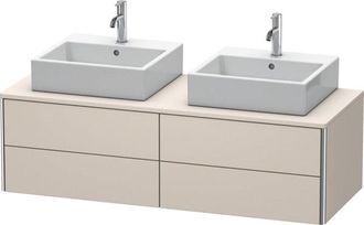Duravit Mueble De Pared Duravit Xsquare 140.0 X 54.8 Cm, 4 Cajones