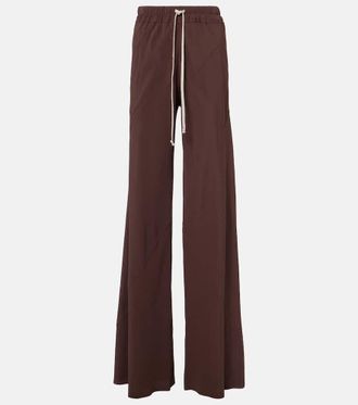 パンツ Rick Owens Wide-Leg Cotton Muslin Pants With Drawstring Rick Owens Wide-Leg Cotton Muslin Pants With Drawstring
