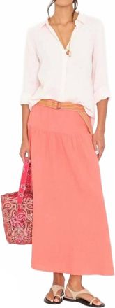Xirena Evelyn Maxi Skirt In Blushwood
