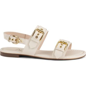 AGL Summer Multi Buckles Sandal in Milky at Nordstrom, Size 38.5