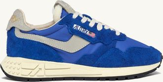Autry SNEAKERS REELWIND LOW IN NYLON E SUEDE BLU