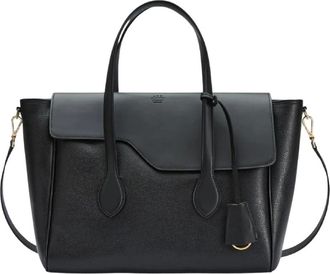 ATP Atelier Handbags, female, Black, Size: ONE SIZE Merlara Leather Handbag