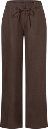M.A.C Chiara Riem - Dames - Broeken - Bruin - Maat: XL L30 Linnen