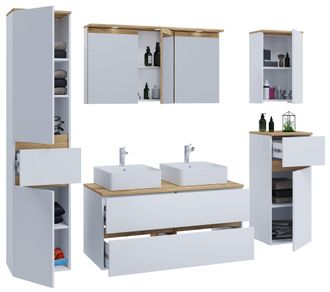 VCM Conjunto De Muebles De Ba&ntilde;o Con Lavabo Cosila-i 111 165x191x51 - Vcm