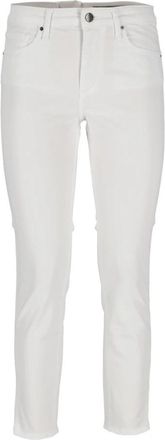 A|X Armani Exchange Super Skinny Slit Capri Jeans - Dames - Slim Fit Jeans - Wit - W29 - Jeans