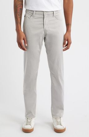 AG - Adriano Goldschmied Tellis Airluxe Commuter Performance Sateen Slim Fit Pants in Glacier Mist at Nordstrom, Size 29 X 32