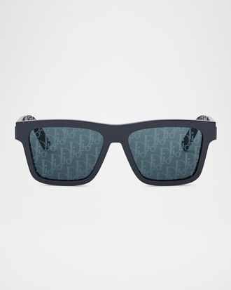 Dior Men & apos;s DiorB23 S4I Square Namesake Motif Sunglasses