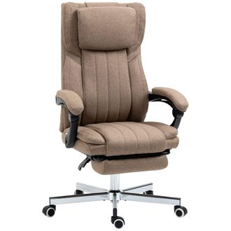 Vinsetto Silla de oficina 65x61x118 cm marr&oacute;n