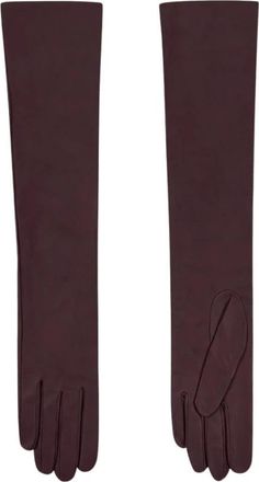 Cortana Accessoires, Dames, Bruin, S, Leer, Lange Leren Handschoenen