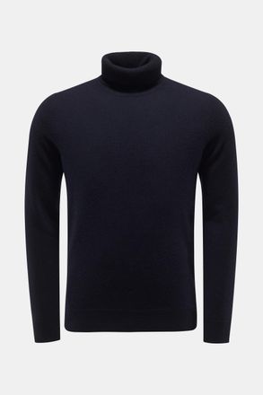Braun Hamburg Men - Cashmere turtleneck jumper navy