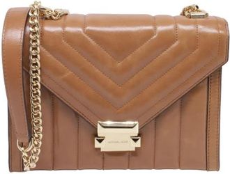 Michael Kors Pre-owned Leren Schoudertas - Dames - Vintage Schoudertas - Bruin - ONE Size - Leer - Vintage
