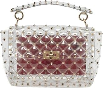 Valentino Pre-owned Rockstud Spike Bag - Dames - Vintage Handtas - Wit - ONE Size - Vintage