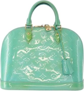 Louis Vuitton Pre-owned Handbags, female, Blue, Size: ONE SIZE Pre-owned Leather Handbag