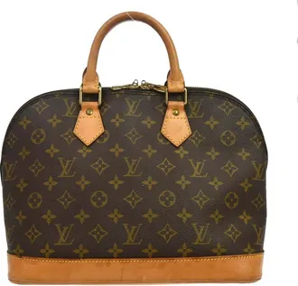 Louis Vuitton Alma Monogram Brown Canvas Handbag (Pre-Owned)