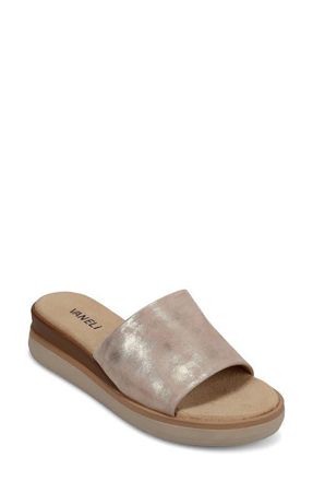 Vaneli Honna Platform Wedge Sandal in Champagne at Nordstrom, Size 7.5