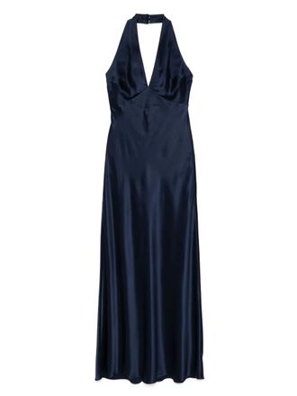 Reformation Daniela dress - women - Silk - 10 - Blue