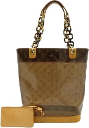 Louis Vuitton Pre-owned Vintage Tote Bag - Dames - Vintage Shopper - Bruin - ONE Size - Leer - Vintage