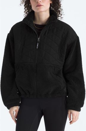 The North Face Cabin Fleece Jacket in Tnf Black at Nordstrom, Size Xx-Large