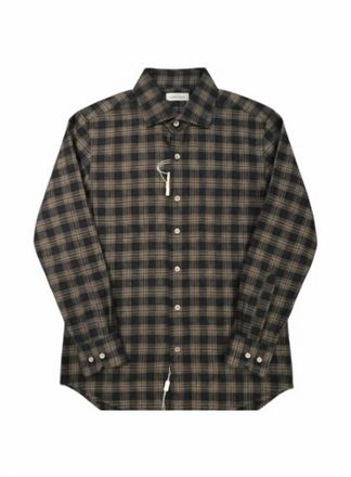 Alessandro Gherardi Mens Regent Button Down Shirts In Blue Brown