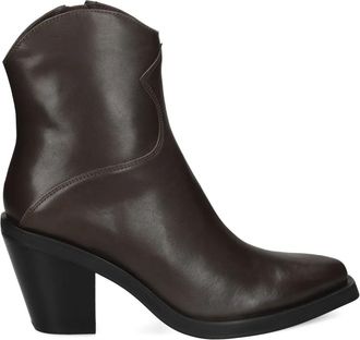 Ash 85mm JUDY leather boots - women - Leather/Fabric/Rubber - 39 - Brown