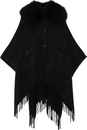 Moncler Fringed Cape