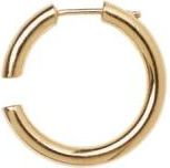 Maria Black Open Creole Hoop - Dames - Oorbellen - Geel - ONE Size - Accessoires
