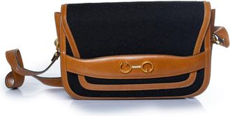 Gucci Gucci, vintage GG emaille tas met zwart canvas