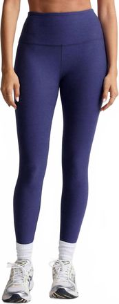 Beyond Yoga Spacedye Out Of Pocket Legging In Eternal Blue Heather