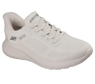 Skechers Slip-ins: Shoe for Men BOBS Sport Squad Chaos - Solid Step in Off White, 14
