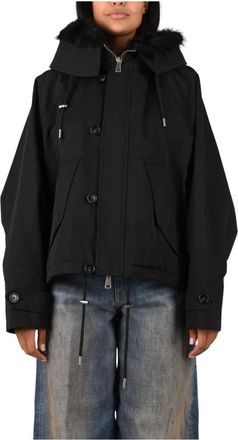 Glox Giubbino in Nylon - - Jackets - Donna - Nero - M