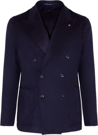 Tagliatore Jassen, Heren, Blauw, XL, Wol, Jassen Blauw