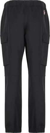 Moncler Womens Track Pants Techno Nylon Black Polyamide