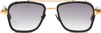 John Dalia Phil Square Frame Sunglasses with Gradient Lenses