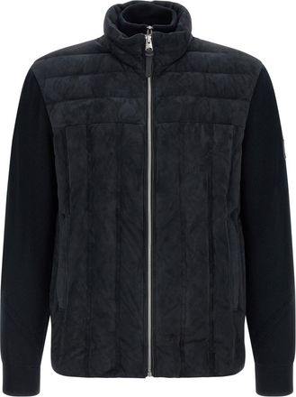 Mackage Blue Solid Wool Jacket