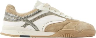 VIA VAI Kris Sky beige dames sneakers - Dames - Sneakers - Beige - 39 EU - Leer - Schoenen