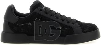 Dolce & Gabbana Black Logo Sneakers