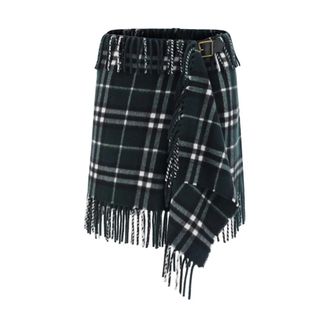 Burberry Dames, Rokken, Groen, Maat: S Wol