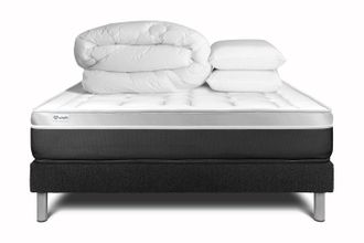 VITALIT Pack Colch&oacute;n Negro Espuma Viscoel&aacute;stica 200 X 200