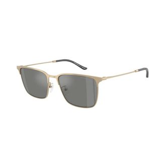 Emporio Armani Rectangle Sunglasses - male - Emporio Armani - Sunglasses - Yellow - 57 MM - Accessories