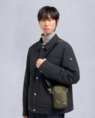 Moose Knuckles Womens The Dial Bag in Dark Green - One Size